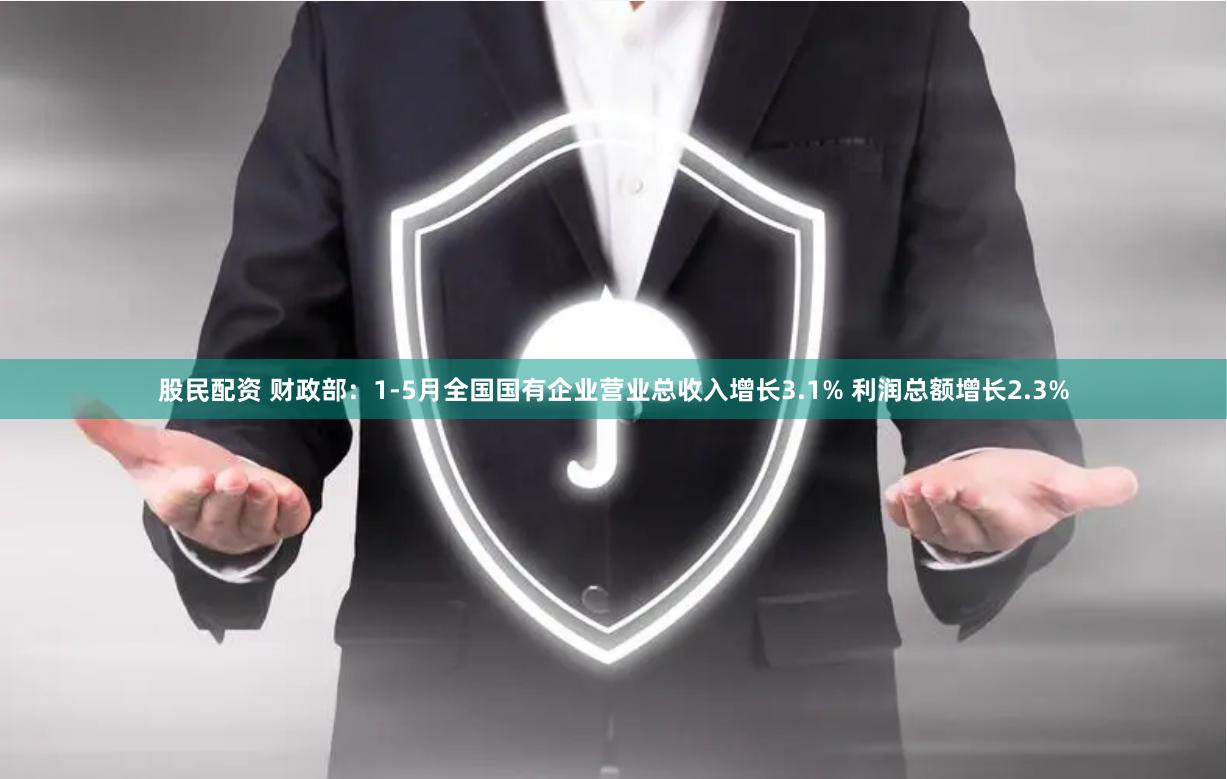 股民配资 财政部：1-5月全国国有企业营业总收入增长3.1% 利润总额增长2.3%