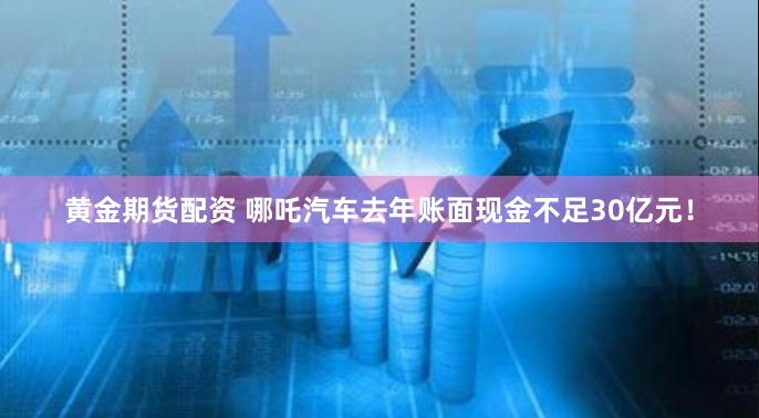 黄金期货配资 哪吒汽车去年账面现金不足30亿元！