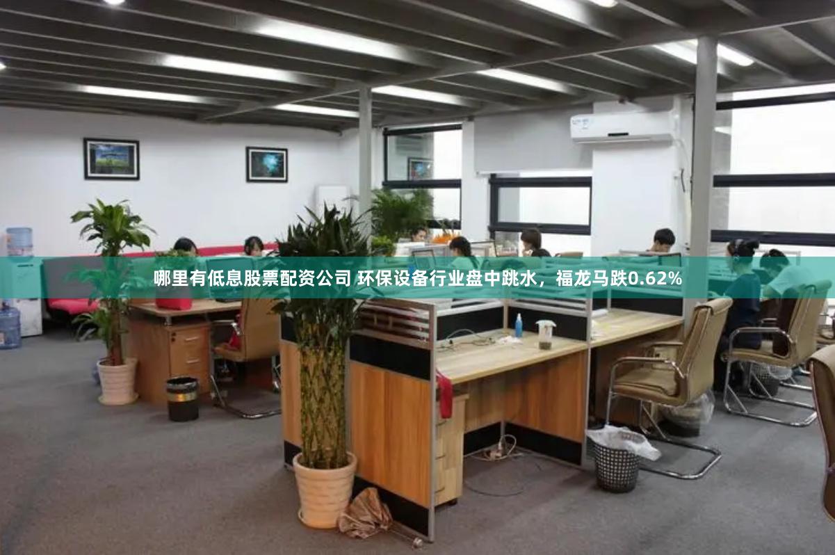 哪里有低息股票配资公司 环保设备行业盘中跳水，福龙马跌0.62%