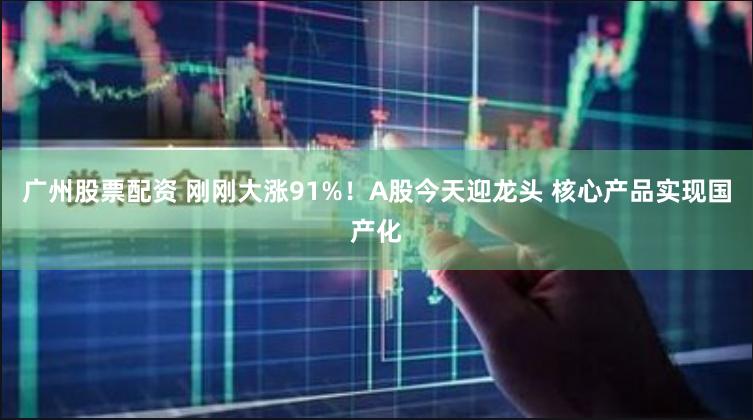 广州股票配资 刚刚大涨91%！A股今天迎龙头 核心产品实现国产化