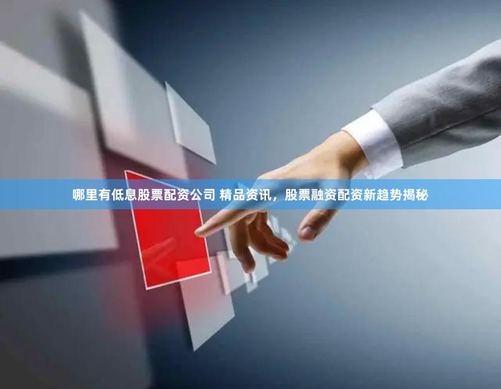 哪里有低息股票配资公司 精品资讯，股票融资配资新趋势揭秘